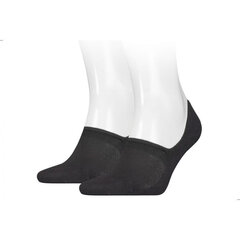 Носки мужские Calvin Klein Footie Hihg Cut 2P 701218709 001, черные цена и информация | Мужские носки | pigu.lt