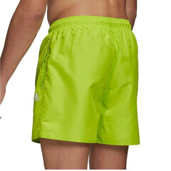 Шорты для плавания мужские Adidas CLX Solid Swim Short M FJ3384, зеленые цена и информация | Плавки, плавательные шорты | pigu.lt