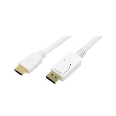 LogiLink DisplayPort - HDMI, 2m kaina ir informacija | Kabeliai ir laidai | pigu.lt