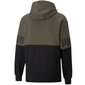 Džemperis vyrams Puma Power Colorblock Hoodie FL M 846103 44, žalias kaina ir informacija | Džemperiai vyrams | pigu.lt