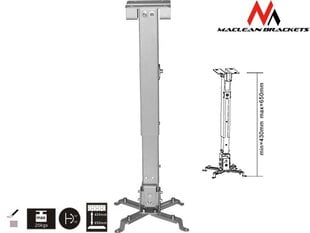 Maclean MC-581S Projektoriaus laikiklis kaina ir informacija | Maclean Kompiuterinė technika | pigu.lt