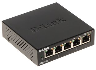 SWITCH   DGS-105/E 5 PRIEVADŲ D-Link kaina ir informacija | D-Link Kompiuterinė technika | pigu.lt