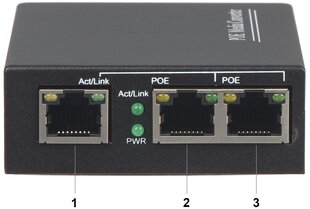 Atte SWITCH POE SPS-2P/1 3 PRIEVADŲ kaina ir informacija | Komutatoriai (Switch) | pigu.lt