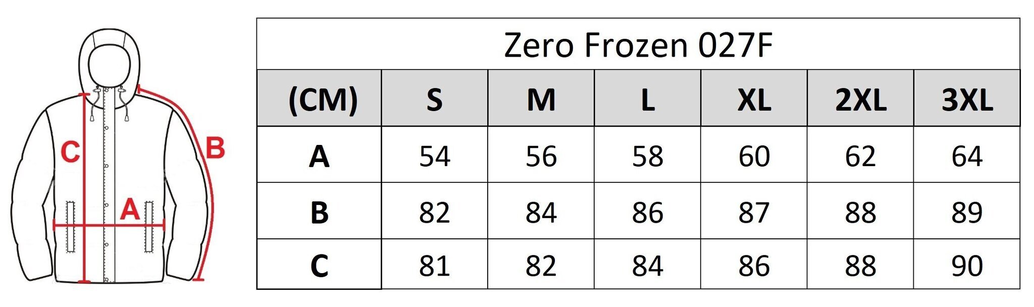 Striukė vyrams su kailiu Zero Frozen 027F kaina ir informacija | Vyriškos striukės | pigu.lt