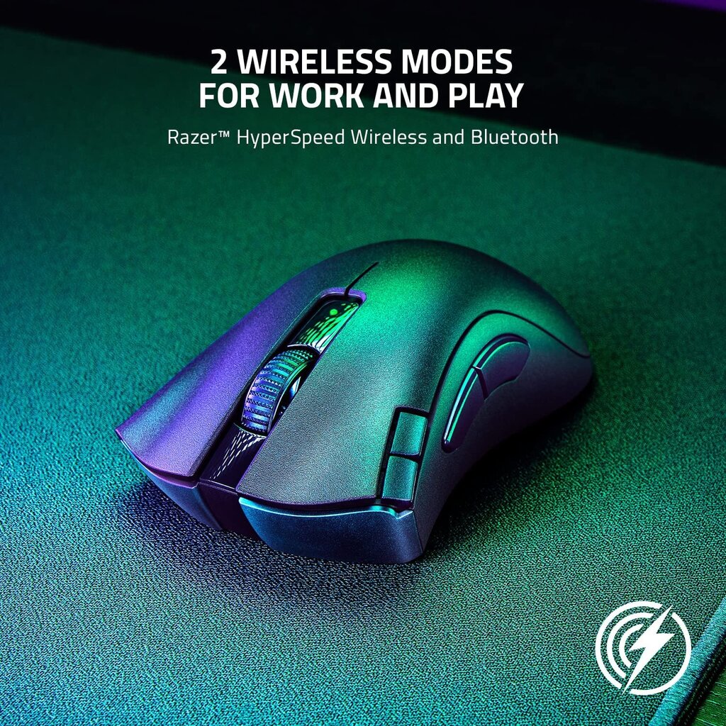 Razer DeathAdder V2 X Hyperspeed, juoda kaina ir informacija | Pelės | pigu.lt