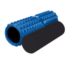 Treniruočių cilindrų rinkinys Spokey Mixroll 2in1, mėlynas kaina ir informacija | Masažo reikmenys | pigu.lt