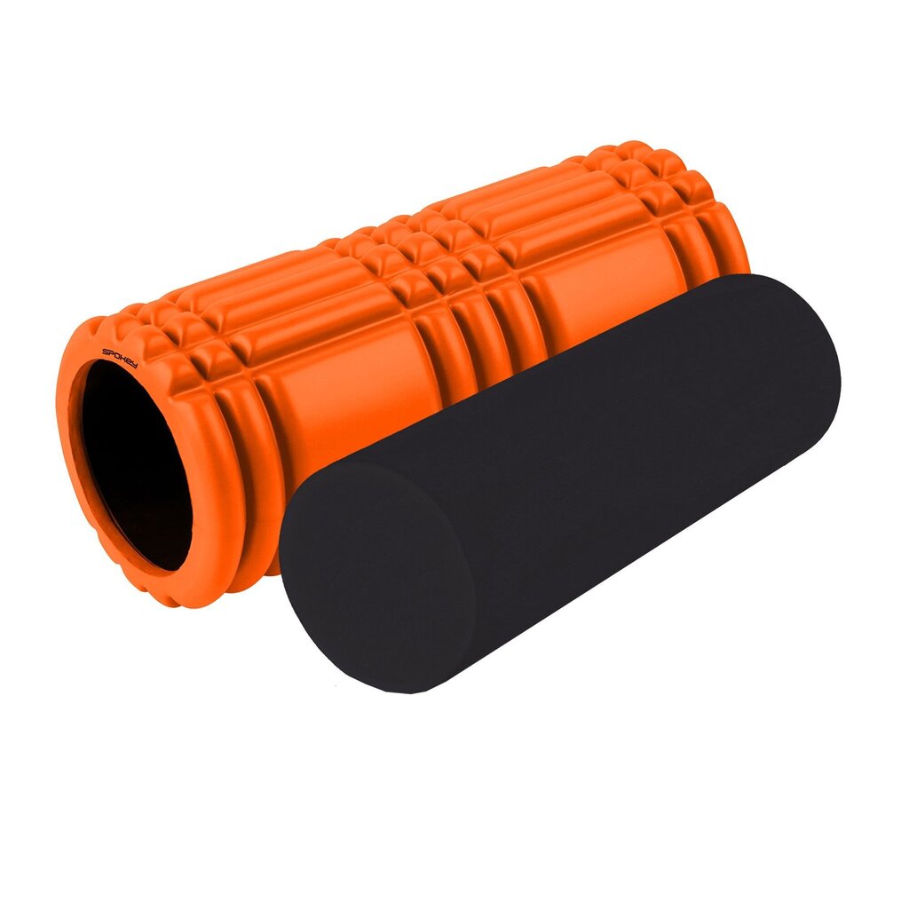Treniruočių cilindrų rinkinys Spokey Mixroll 2in1, oranžinis цена и информация | Masažo reikmenys | pigu.lt