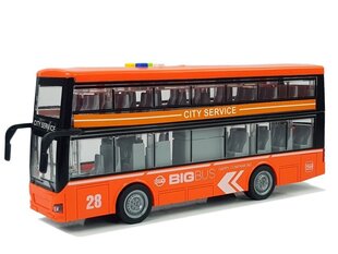 Dviaukštis autobusas oranžinis kaina ir informacija | Žaislai berniukams | pigu.lt