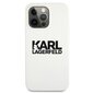 Telefono dėklas Karl Lagerfeld KLHCP13LSLKLWH iPhone 13 Pro / 13 6,1" kaina ir informacija | Telefono dėklai | pigu.lt