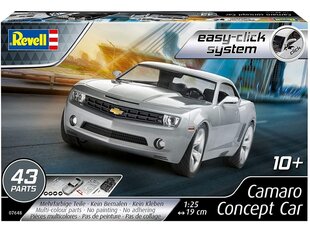 Сборная пластиковая модель Revell - Camaro Concept Car (easy-click), 1/25, 07648 цена и информация | Конструкторы и кубики | pigu.lt