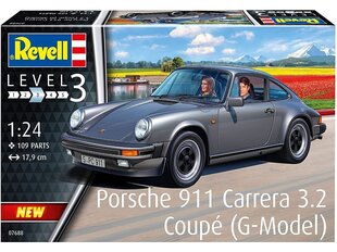 Сборная пластиковая модель Revell - Porsche 911 G Model Coupé, 1/24, 07688 цена и информация | Конструкторы и кубики | pigu.lt