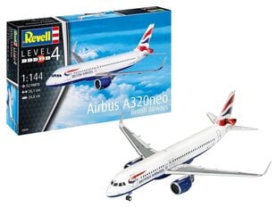 Revell - Airbus A320 neo British Airways dovanų komplektas, 1/144, 63840 kaina ir informacija | Konstruktoriai ir kaladėlės | pigu.lt