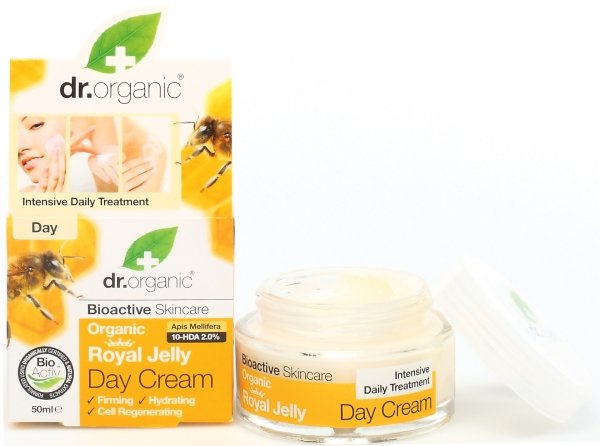 Dieninis veido kremas Dr. Organic Royal Jelly, 50 ml