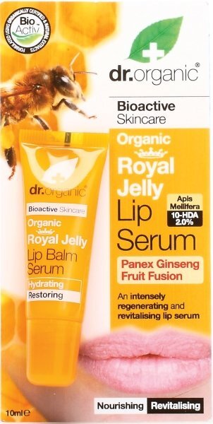 Lūpų balzamas Dr. Organic Royal Jelly, 10 ml цена и информация | Lūpų dažai, blizgiai, balzamai, vazelinai | pigu.lt