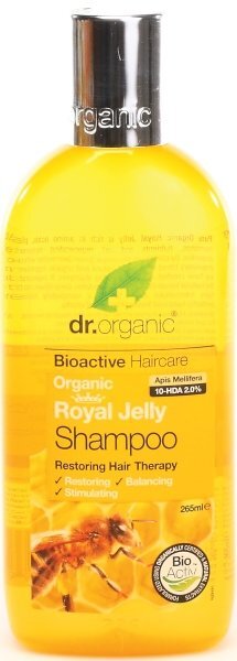 Šampūnas Dr. Organic Royal Jelly, 265 ml цена и информация | Šampūnai | pigu.lt