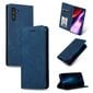 Dėklas Business Style Samsung S22 tamsiai mėlynas kaina ir informacija | Telefono dėklai | pigu.lt