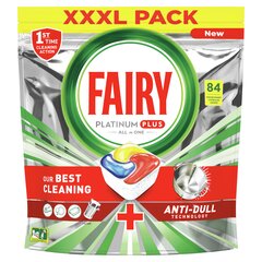 Fairy Platinum Plus All In One Lemon таблетки для посудомоечной машины, 84 шт. цена и информация | Fairy Кухонные товары, товары для домашнего хозяйства | pigu.lt