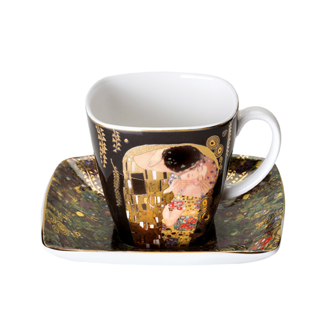 Espreso puodelis Gustav Klimt - Bučinys kaina ir informacija | Originalūs puodeliai | pigu.lt