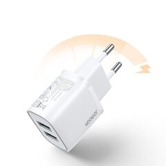 Joyroom L-2A101 wall charger 2x USB, 2.1A kaina ir informacija | Krovikliai telefonams | pigu.lt