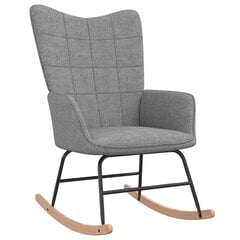 Supama kėdė su pakoja, pilka цена и информация | Кресла в гостиную | pigu.lt