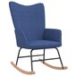 Supama kėdė su pakoja, mėlyna kaina ir informacija | Svetainės foteliai | pigu.lt