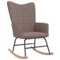 Supama kėdė su pakoja, ruda kaina ir informacija | Svetainės foteliai | pigu.lt