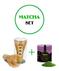 MATCHA RINKINYS - Matcha Japan Ceremonial (Kyoto), 40g + Bambukinė šluotelė (chasen). kaina ir informacija | Arbata | pigu.lt