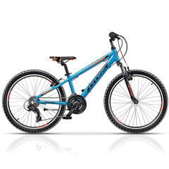 Детский велосипед Cross Speedster Boy 24", синий цена и информация | Велосипеды | pigu.lt