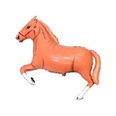 Folijinis balionas 24 colių FX – Galloping Horses, rudas kaina ir informacija | Balionai | pigu.lt