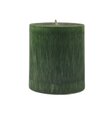 Palmių vaško cilindras 9.5x7 cm tamsiai žalios spalvos