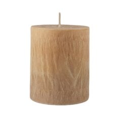 Palmių vaško cilindras 9.5x11 cm kapučino spalvos kaina ir informacija | Žvakės, Žvakidės | pigu.lt