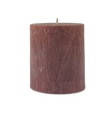 Palmių vaško cilindras 9.5x11 cm rožinės spalvos kaina ir informacija | Žvakės, Žvakidės | pigu.lt