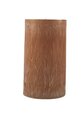 Palmių vaško cilindras 9.5x17 cm rusvos spalvos