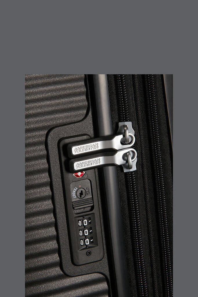Didelis lagaminas American Tourister Soundbox L, juodas kaina ir informacija | Lagaminai, kelioniniai krepšiai | pigu.lt