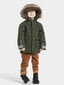 Didriksons žieminė striukė vaikams KURE, tamsiai žalia kaina ir informacija | Žiemos drabužiai vaikams | pigu.lt