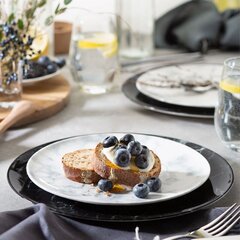 Like by Villeroy & Boch Group тарелка Marmory 27 см черная цена и информация | Посуда, тарелки, обеденные сервизы | pigu.lt