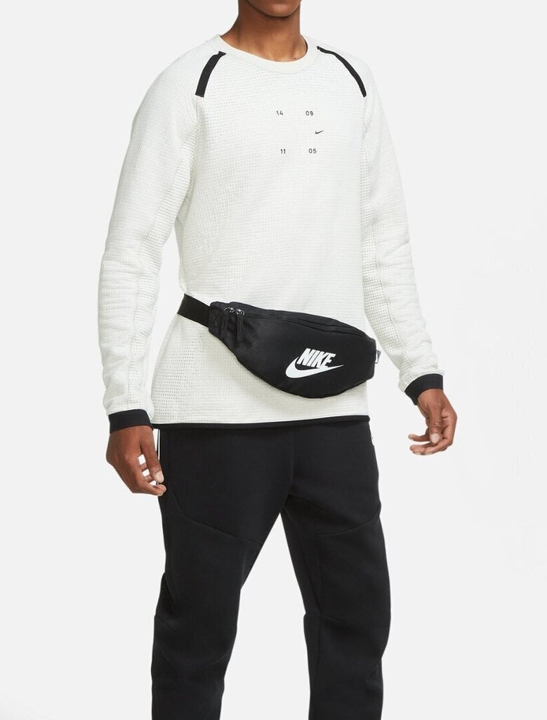 Nike diržinis krepšys HERITAGE, juodas kaina ir informacija | Vyriškos rankinės | pigu.lt