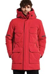 Didriksons мужская зимняя парка DREW, красный S 907160501 цена и информация | Мужские куртки | pigu.lt