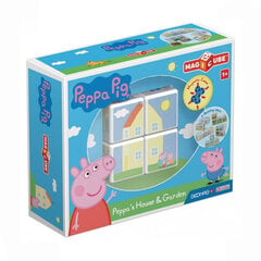 Geomag Magicube Peppa Pig Peppa дом и сад цена и информация | Игрушки для малышей | pigu.lt