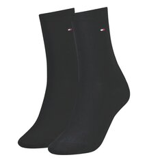 Tommy Hilfiger женские носки 2 пары в упаковке, черный 39-42 907170742 цена и информация | Женские носки | pigu.lt