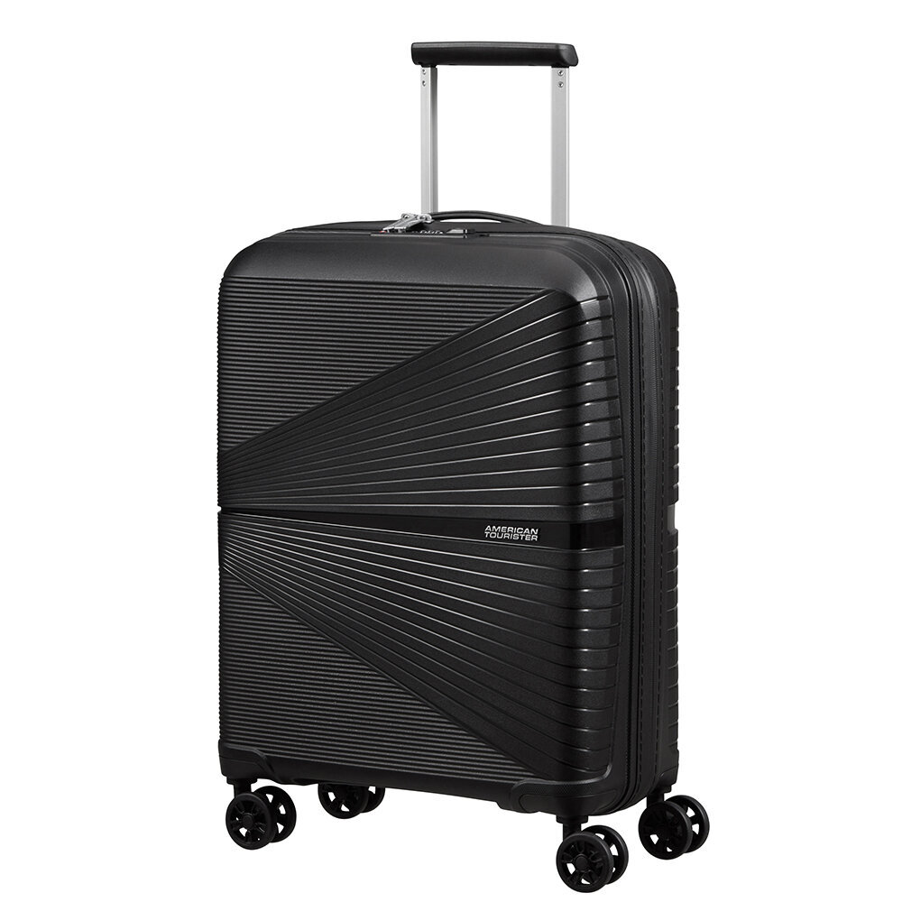 Mažas lagaminas American Tourister Airconic Spinner, S, juodas цена и информация | Lagaminai, kelioniniai krepšiai | pigu.lt