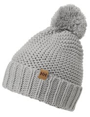 Helly Hansen moteriška žieminė kepurė CALGARY, šviesiai pilka kaina ir informacija | Kepurės moterims | pigu.lt