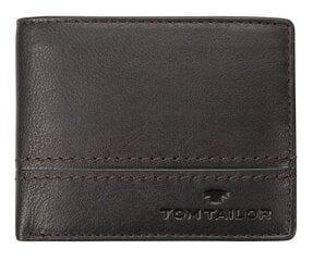 Tom Tailor vyriška odinė piniginė Jerrie 901031637, ruda kaina ir informacija | Vyriškos piniginės, kortelių dėklai | pigu.lt