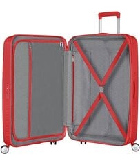 American Tourister большой чемодан Soundbox Spinner Expandable 77см, красный цена и информация | Чемоданы, дорожные сумки  | pigu.lt