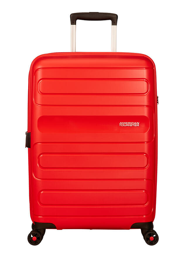 Vidutinis lagaminas American Tourister Sunside M, raudonas цена и информация | Lagaminai, kelioniniai krepšiai | pigu.lt