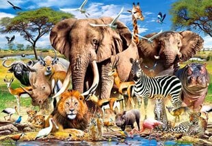 Dėlionė Castorland Puzzle Savanna Animals, 1500 d. kaina ir informacija | Dėlionės (puzzle) | pigu.lt