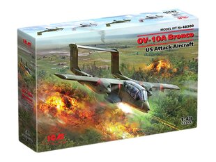 Klijuojamas Modelis ICM 48300 US Attack Aircraft OV-10А Bronco 1/48 kaina ir informacija | Klijuojami modeliai | pigu.lt