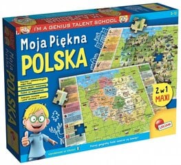 Настольная игра Lisciani: маленький гений - моя прекрасная Польша цена и информация | Настольные игры, головоломки | pigu.lt
