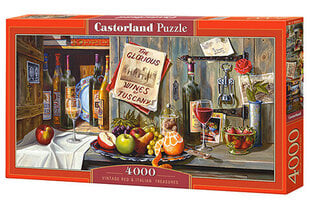 Dėlionė Castorland Puzzle Vintage Red & Italian Treasures, 4000 d. kaina ir informacija | Dėlionės (puzzle) | pigu.lt