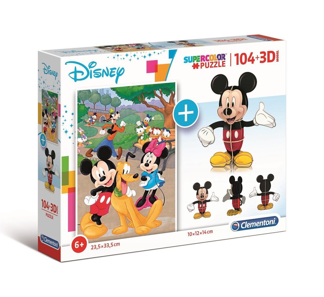 Dėlionė Disney Mickey Mouse цена и информация | Dėlionės (puzzle) | pigu.lt